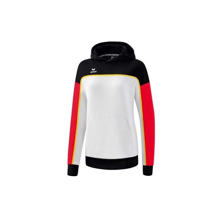 Erima Kapuzenpullover Hoodie Change (Baumwollmix) weiss/schwarz Damen