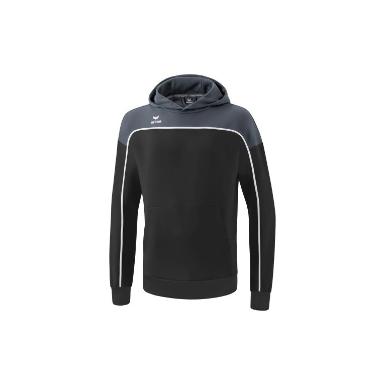 Erima Kapuzenpullover Hoodie Change (Baumwollmix) schwarz/grau Jungen