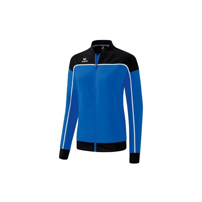 Erima Präsentationsjacke Change (100% rec. Polyester, elastisches Funktionsmaterial) royalblau/schwarz/weiss Damen