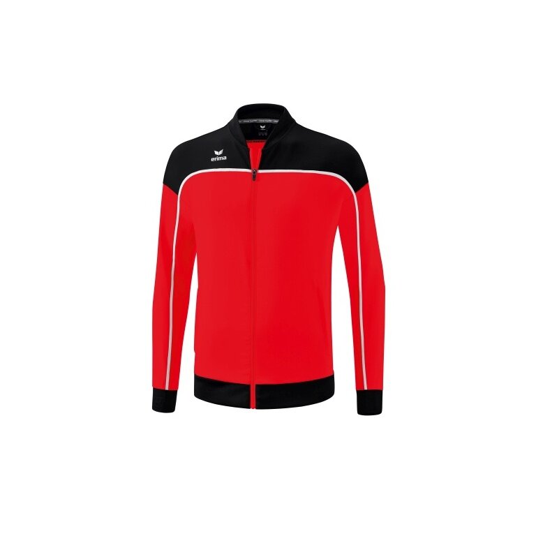 Erima Präsentationsjacke Change (100% rec. Polyester, elastisches Funktionsmaterial) rot/schwarz/weiss Herren