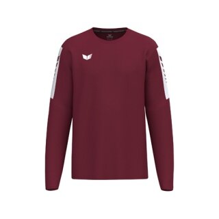 Erima Pullover Intro Sweatshirt (strapazierfähig Funktionsmaterial) bordeauxrot Herren