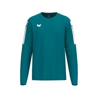 Erima Pullover Intro Sweatshirt (strapazierfähig Funktionsmaterial) blau Jungen