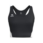 Erima Sport-Bra T&F Wings (Racerback, feuchtigkeitsabsorbierend) schwarz Damen