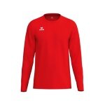 Erima Sport-Langarmshirt Intro Function (leicht, weich, feuchtigkeitsableitend) rot Herren