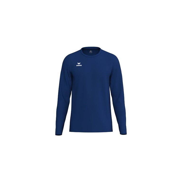 Erima Sport-Langarmshirt Intro Function (leicht, weich, feuchtigkeitsableitend) navyblau Herren