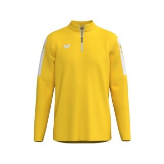 Erima Sport-Langarmshirt Intro Training Top (Half-Zip ,strapazierfähig Funktionsmaterial) gelb Jungen