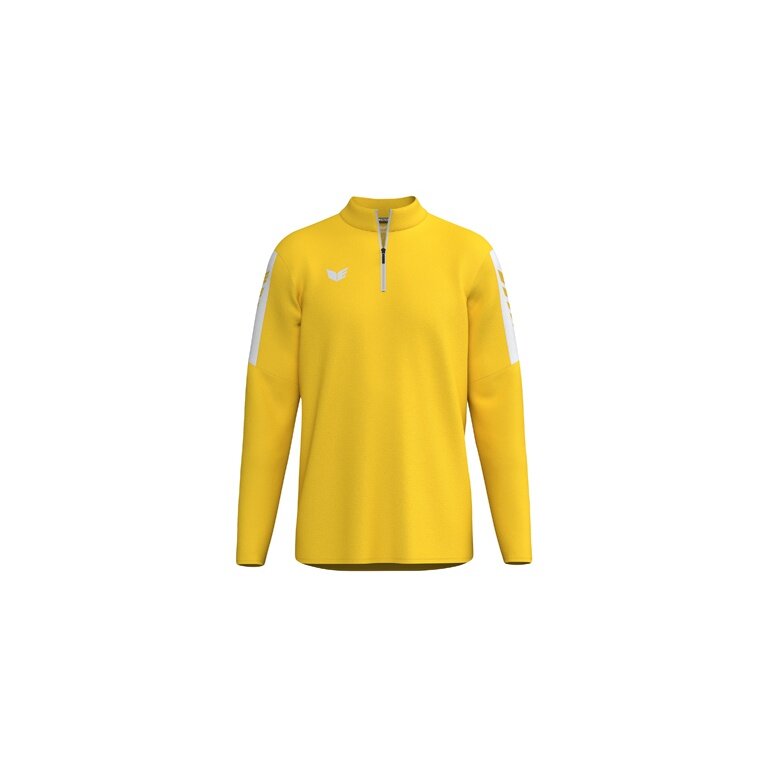 Erima Sport-Langarmshirt Intro Training Top (Half-Zip ,strapazierfähig Funktionsmaterial) gelb Herren