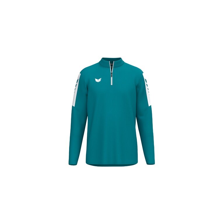 Erima Sport-Langarmshirt Intro Training Top (Half-Zip ,strapazierfähig Funktionsmaterial) blau Herren