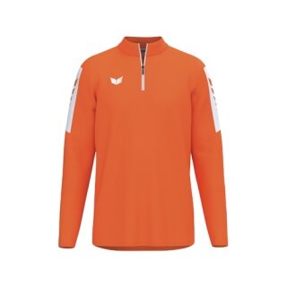 Erima Sport-Langarmshirt Intro Training Top (Half-Zip ,strapazierfähig Funktionsmaterial) orange Jungen