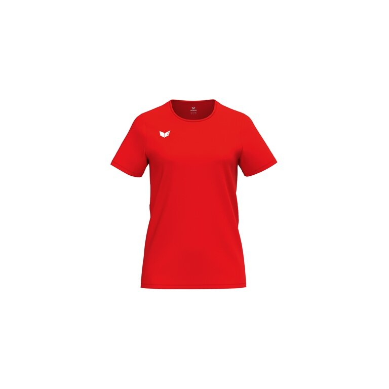 Erima Sport-Shirt Intro Function (100% rec. Polyester, leicht, schnelltrocknend) rot Damen