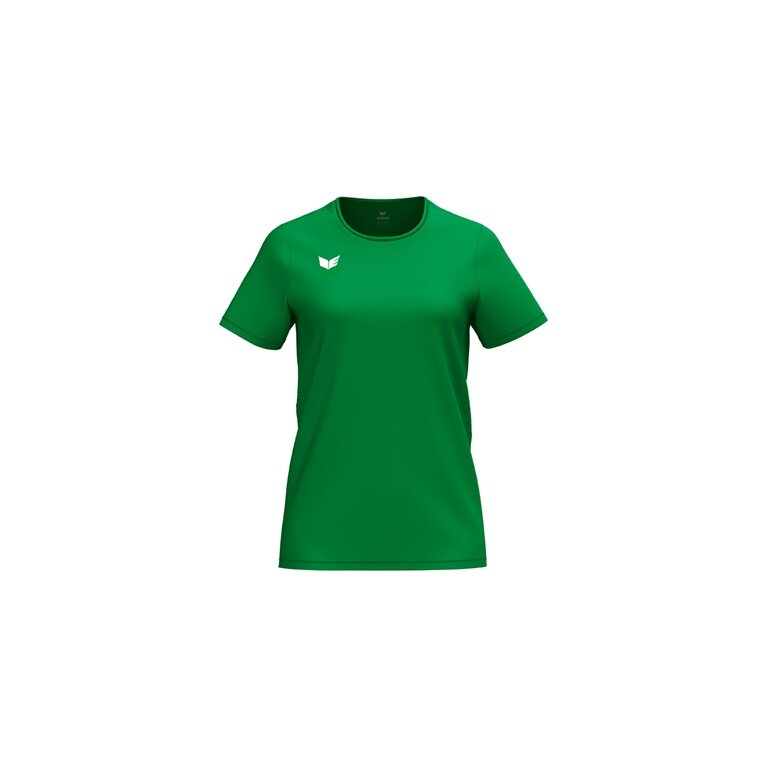 Erima Sport-Shirt Intro Function (100% rec. Polyester, leicht, schnelltrocknend) smaragdgrün Damen