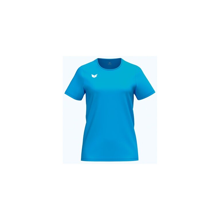 Erima Sport-Shirt Intro Function (100% rec. Polyester, leicht, schnelltrocknend) curacaoblau Damen