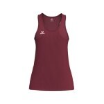 Erima Sport-Tank Top T&F Wings Singlet (leicht, schnelltrocknend) bordeauxrot Damen