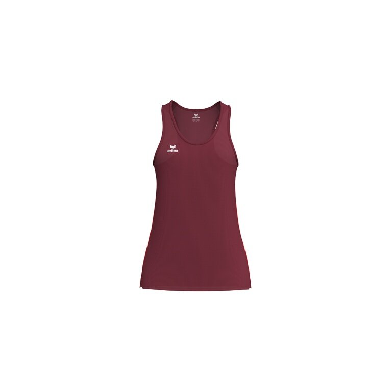 Erima Sport-Tank Top T&F Wings Singlet (leicht, schnelltrocknend) bordeauxrot Damen