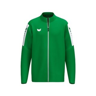 Erima Sport-Trainingsjacke Intro (strapazierfähig, mit Reißverschlusstaschen) smaragdgrün Jungen