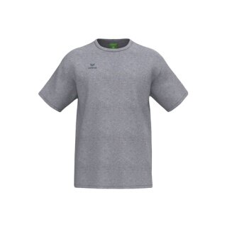 Erima Sport-Tshirt CMPT (100% Baumwolle, hoher Tragekomfort) melangegrau Herren