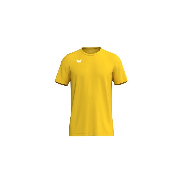 Erima Sport-Tshirt Intro Function (100% rec. Polyester, leicht, schnelltrocknend) gelb Jungen