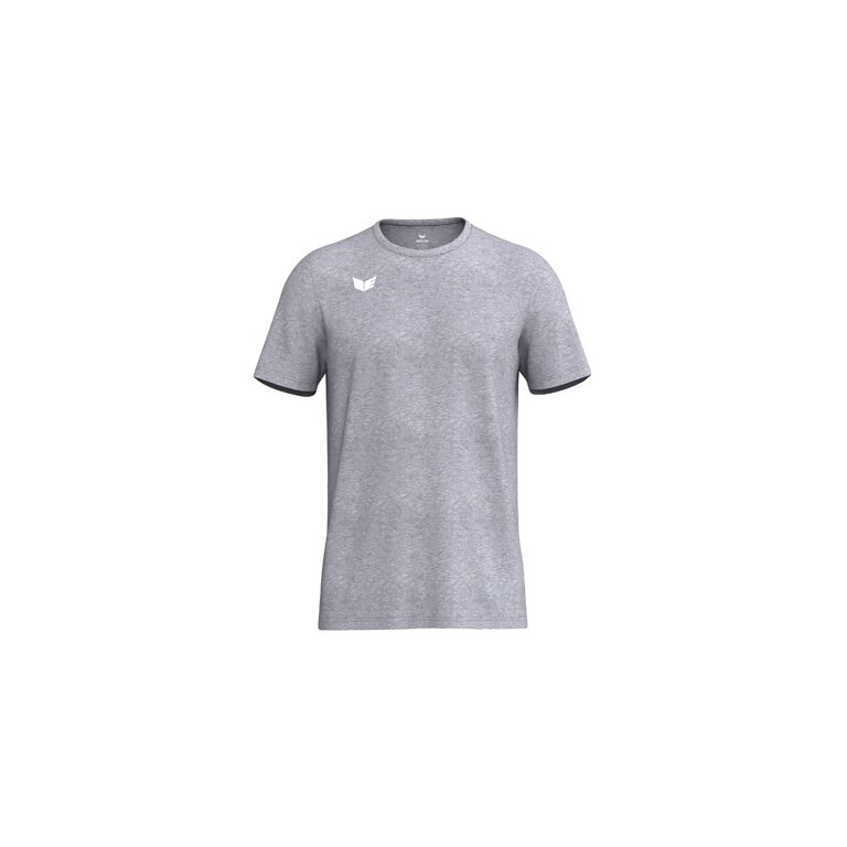 Erima Sport-Tshirt Intro Function (100% rec. Polyester, leicht, schnelltrocknend) melangegrau Jungen
