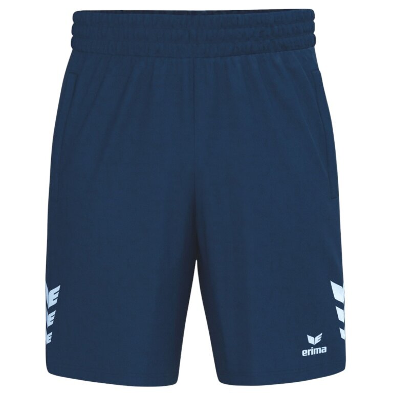 Erima Sporthose Celebrate 125 Short (100% Polyester, elastischer Bund mit Kordelzug) kurz navyblau Herren