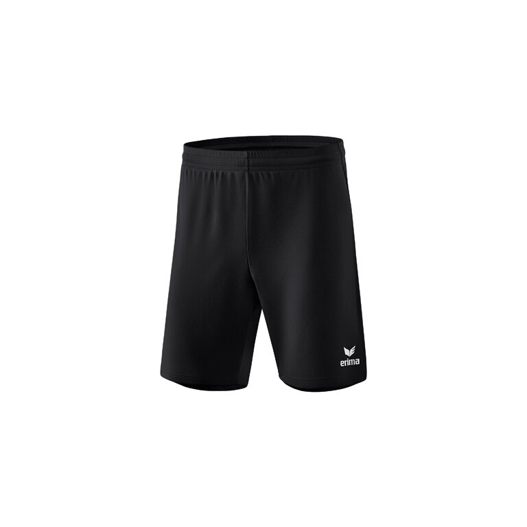 Erima Sporthose Rio 2.0 Short (100% Polyester, leicht, elastich Material) kurz schwarz Herren