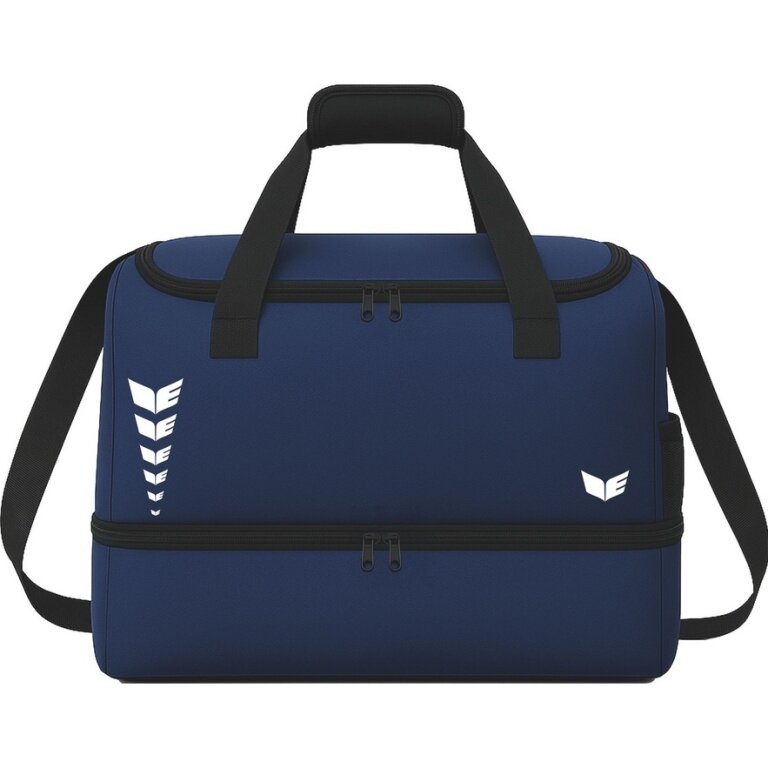 Erima Sporttasche Intro mit Bodenfach (Größe L - 81 Liter) navyblau 60x33x41cm