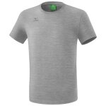 Erima Sport-Tshirt Teamsport (100% Baumwolle, atmungsaktiv) grau Herren