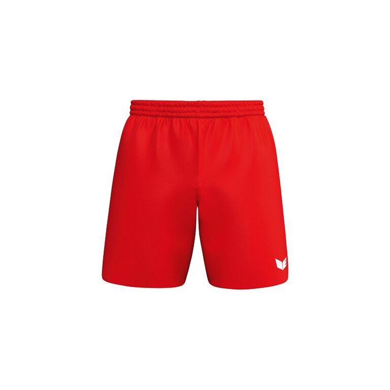Erima Trainingshose Calcutta (100% Polyester, elastisches Material) kurz rot Jungen