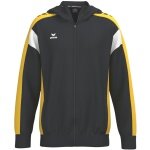 Erima Trainingsjacke Celebrate 125 mit Kapuze (atmungsaktiv, 100% Polyester) schwarz/gelb Herren