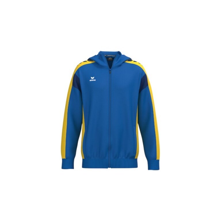 Erima Trainingsjacke Celebrate 125 mit Kapuze (atmungsaktiv, 100% Polyester) royalblau/gelb Herren