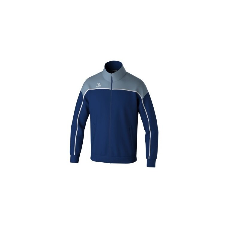 Erima Trainingsjacke Change (rec. Polyester, hoher Tragekomfort) navyblau/denimblau/weiss Jungen