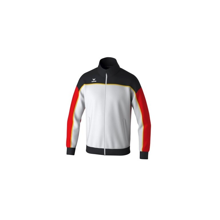 Erima Trainingsjacke Change (rec. Polyester, hoher Tragekomfort) weiss/schwarz/rot Herren