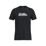 Erima Freizeit-Tshirt Retro 2.0 (100% Baumwolle) schwarz Herren