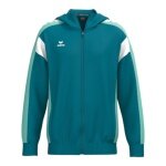 Erima Trainingsjacke Celebrate 125 mit Kapuze (atmungsaktiv, 100% Polyester) tahitian blau/mint Herren