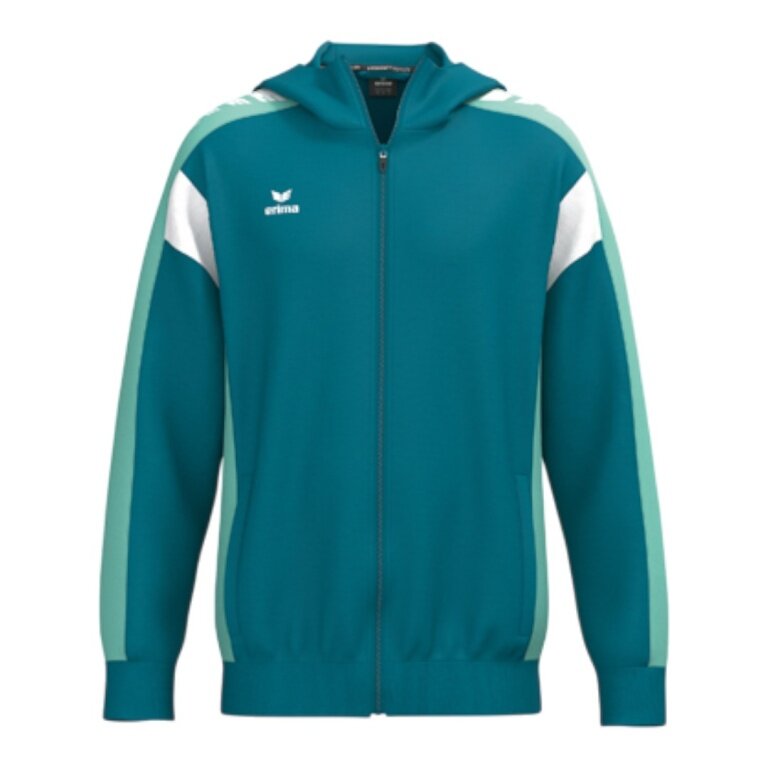 Erima Trainingsjacke Celebrate 125 mit Kapuze (atmungsaktiv, 100% Polyester) tahitian blau/mint Herren