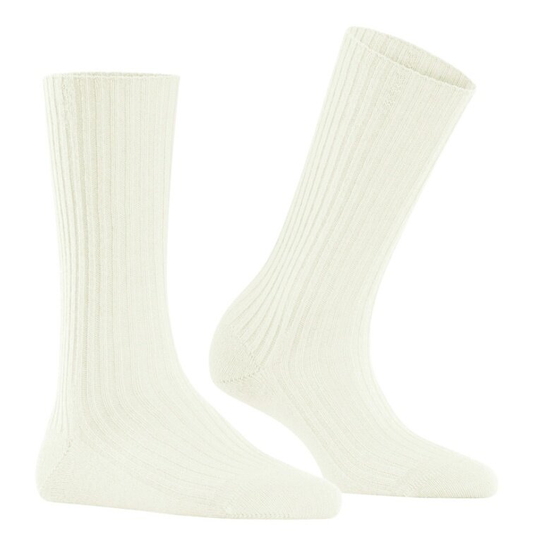 Falke Tagessocke Cosy Wool Boot (angenehmes Tragegefühl) weiss Damen - 1 Paar