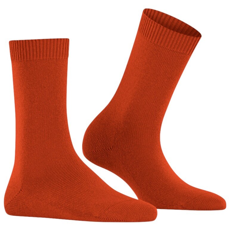 Falke Tagessocke Cosy Wool (weiches Kaschmir, temperaturausgleichende Merinowolle) 2025 rot Damen - 1 Paar