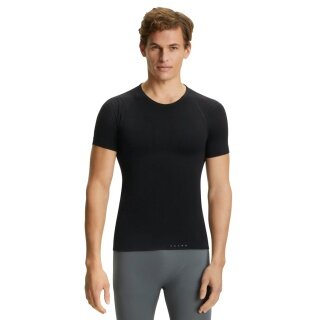 Falke Funktions-Tshirt Warm (maximale Bewegungsfreiheit) Kurzarm schwarz Herren