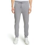 Falke Jogginghose Classic (Baumwolle, moderner Look,komfortabel) lang grau Herren