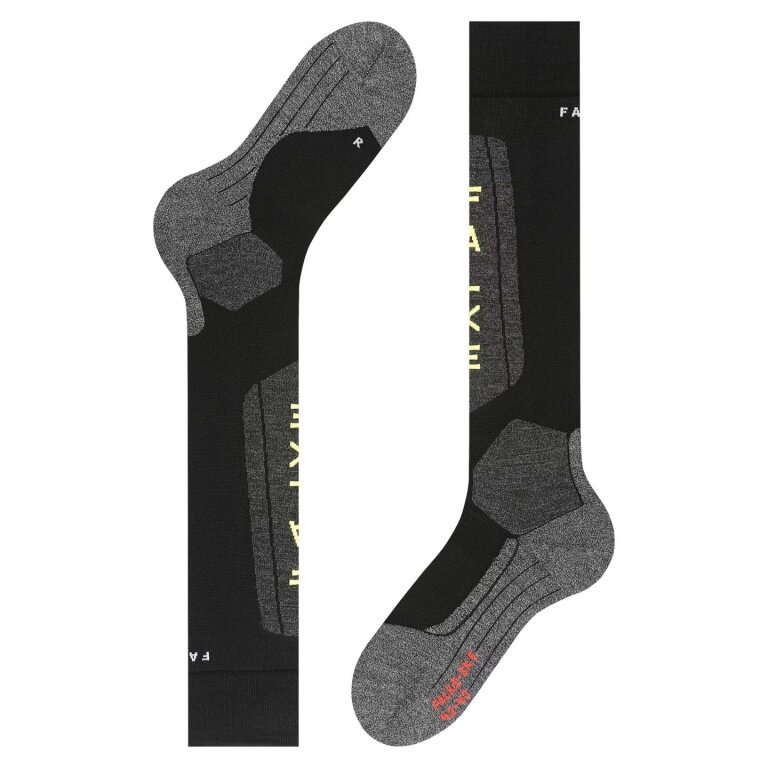 Falke Skisocke SK5 Expert (Kniestrümpfe, ultraleichte Polsterung) schwarz Herren - 1 Paar