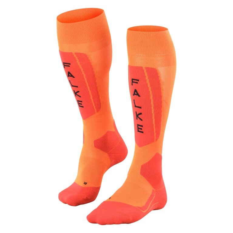 Falke Skisocke SK5 Expert (Kniestrümpfe, ultraleichte Polsterung) orange Herren - 1 Paar