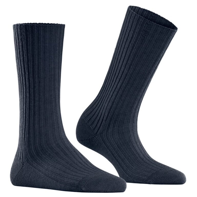 Falke Tagessocke Cosy Wool Boot (angenehmes Tragegefühl) navyblau Damen - 1 Paar