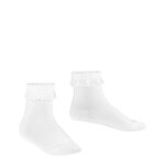 Falke Tagessocke Romantic Lace (höchster Tragekomfort, Baumwolle) weiss Mädchen - 1 Paar