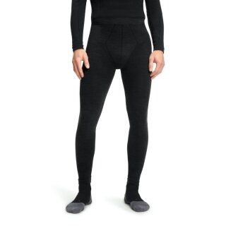 Falke Unterziehhose Tight Wool-Tech (feinste Merinowolle) lang Unterwäsche schwarz Herren