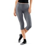 Falke Unterziehhose 3/4 Tight Wool-Tech Light (feinste Merinowolle) Unterwäsche grau Damen