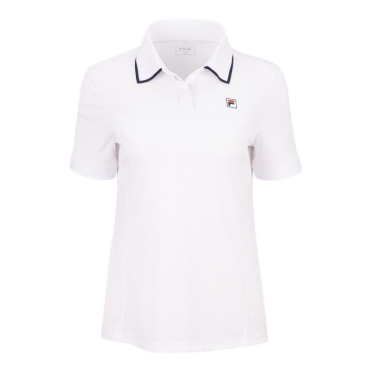 Fila Tennis-Polo Zadina (rec. Polyester, schnelltrocknend) weiss Damen