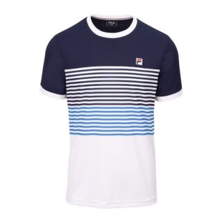 Fila Tennis-Tshirt BB 1983 (rec. Polyester) weiss/navy/blau Herren