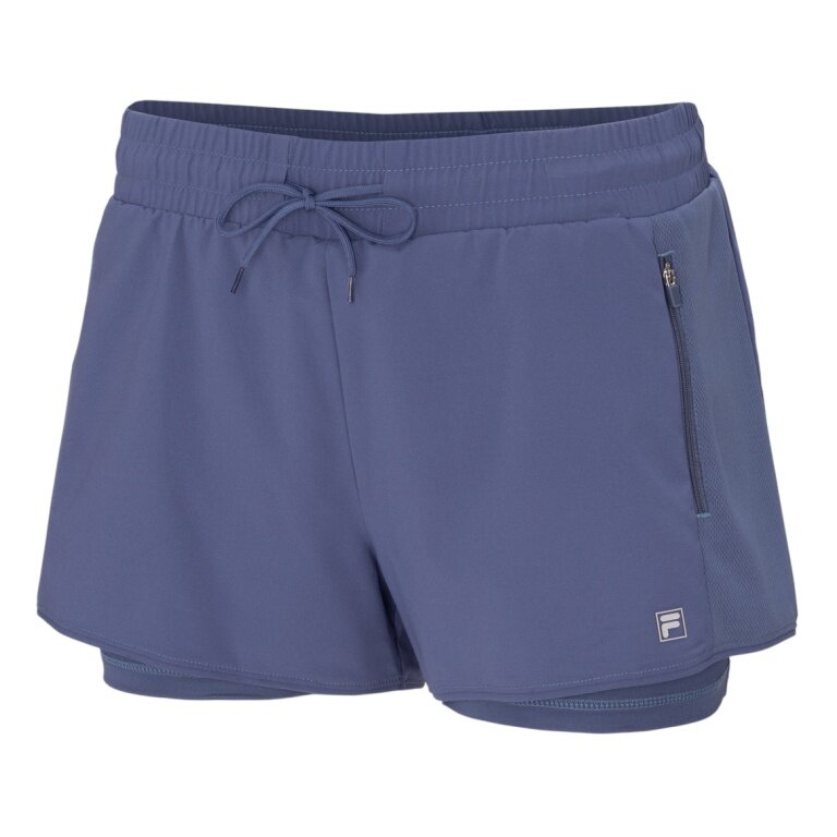 Fila Tennishose Elea Short (mit Innenhose) kurz indigoblau Damen