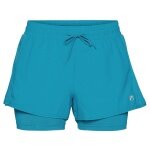 Fila Tennishose Elea Short (mit Innenhose) kurz tealblau Damen