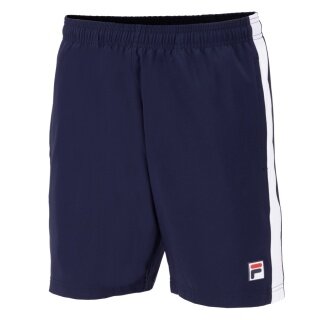 Fila Tennishose Jakob Short (4-Wege Stretch) kurz navyblau/white Herren