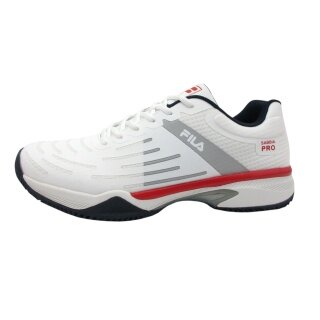 Fila Tennisschuhe Sabbia Pro Clay/Sandplatz weiss/grau/rot Herren